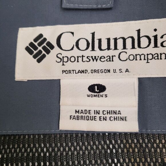 Columbia TITANIUM Jacket Waterproof OmniTech Snowboard Ski Shell Blue Women's L - Picture 7 of 16